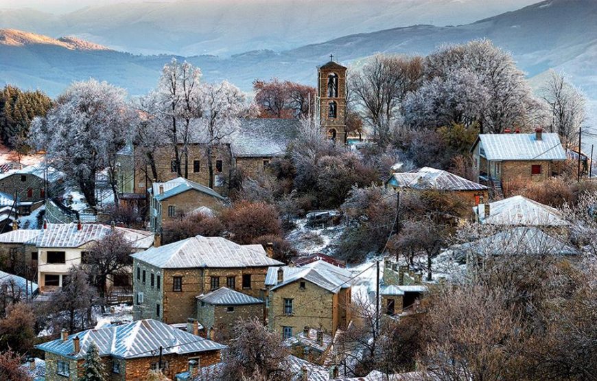 Εκδρομή Χριστούγεννα στην Καστοριά  Πρέσπες Τρίκαλα Μύλος των Ξωτικών