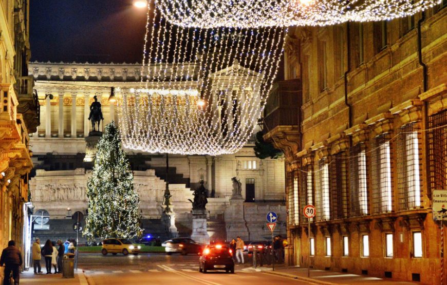 Αεροπορική εκδρομή Χριστούγεννα και Πρωτοχρόνια στην Ρώμη