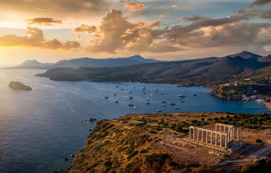 Απογευματινό μπάνιο στο Σούνιο